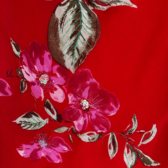 Elegant summer spring dress in excellent condition with rhinestone. - Picture 5 of 6